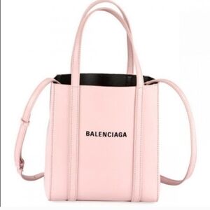 Balenciaga XS Everyday Tote Bag Logo Calfskin
